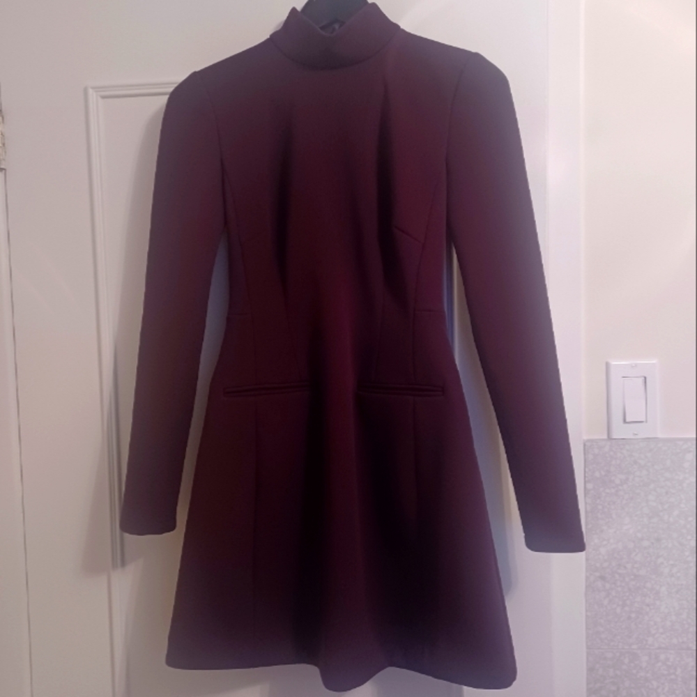 Babaton deep burgundy dress (XS/Size 2)